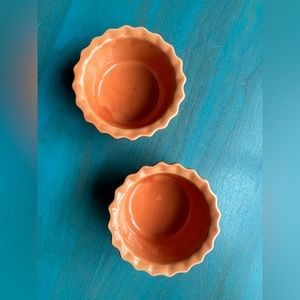 Chantal orange ramekins set of 2